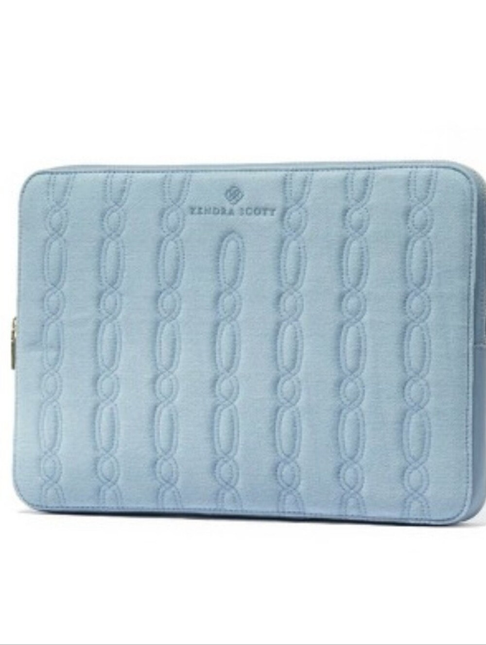 Kendra Scott Denim Laptop Sleeve